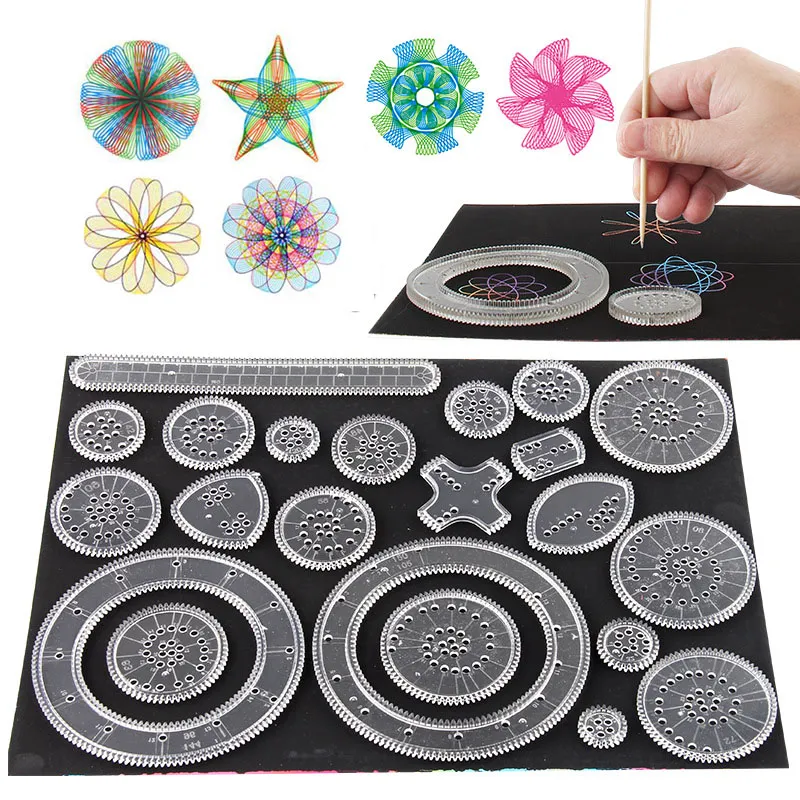 🎁 Especial de Ano Novo 2024 🎁 – Kit Spirograph Geometria Espiral [53% OFF]